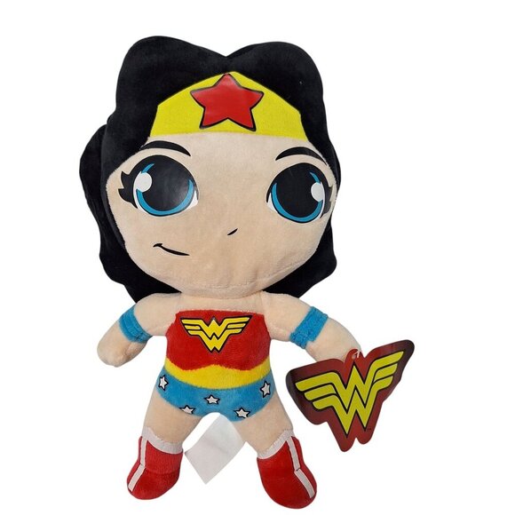 Wonder Woman Plush Doll DC Comics Six Flags Exclusive Superhero Toy 12" - Picture 1 of 4